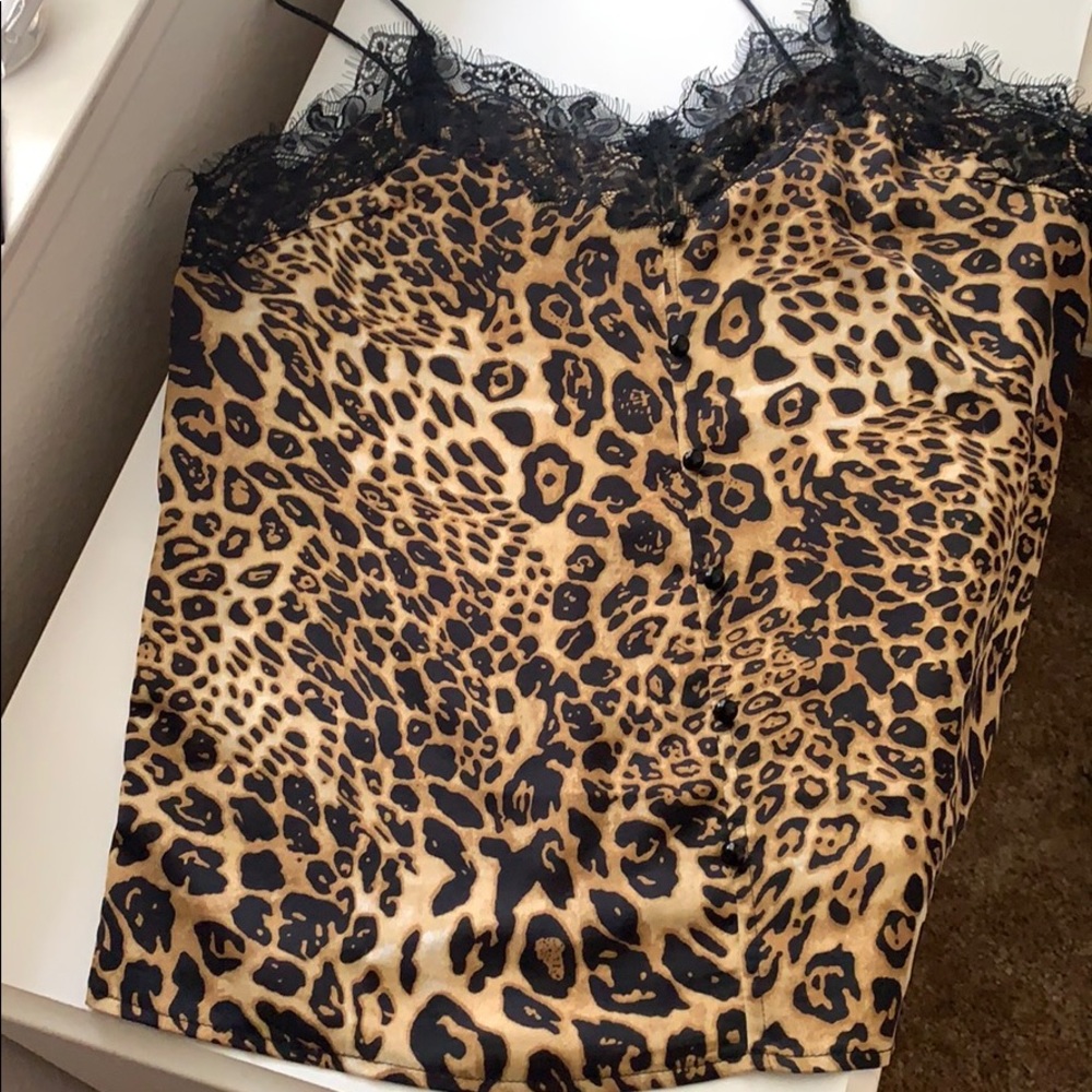 Cheetah tank top